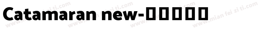 Catamaran new字体转换
